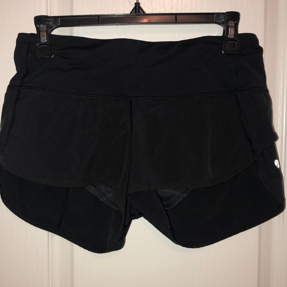 Lulu lemon black athletic shorts